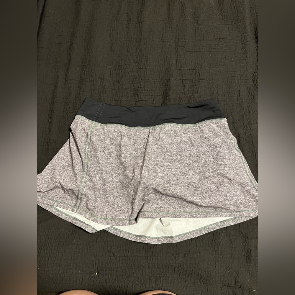 Grey speckled Lululemon skirt. Size 10. Perfect condition